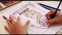 FROZEN - Dia das crianças Pintando a Elsa - Collor Elsa Frozen