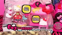 Hello Kitty Toys DisneyCarToys Dance Party Limo Bee Rosy Hello Kitty Cafe Toy Review