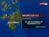 SONA: Kidapawan City, niyanig ng magkasunod na lindol