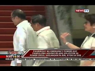 SONA: Power crisis sa 2015, posible pa rin ayon sa DOE