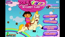 Dora The Explorer Dora & Unicorn in Candy Land Game Dora Games