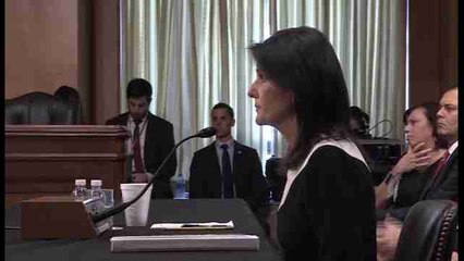 El Senado confirma a Nikki Haley como próxima embajadora de EEUU ante la ONU