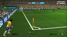 Golaço de Jorge | Brasil x Colômbia (25/01/2017) JOGO DA AMIZADE | #FORÇACHAPE [PES 2017]