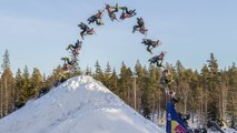 World First Double Back flip On A Snowmobile | Skuff TV Snow
