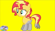 My Little Pony Transforms Sunset Shimmer Baby Princess Coloring Surprise Egg and Toy Collector SETC