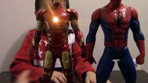 AVENGER  SUPER HEROES IRON MAN SPIDER MAN KIDS FUNNY PLAYING
