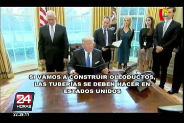 Donald Trump revive construcción de oleoductos descartados por Obama