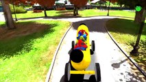 COLORS BANANA CARS NURSERY RHYMES COLORS SPIDEMANS (Songs for Children with Action) PARTY DANCY