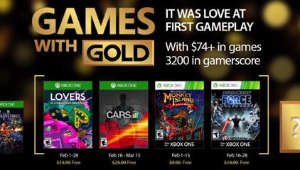 Télécharger la video: FREE Games with Gold (February 2017) for Xbox One + Xbox 360