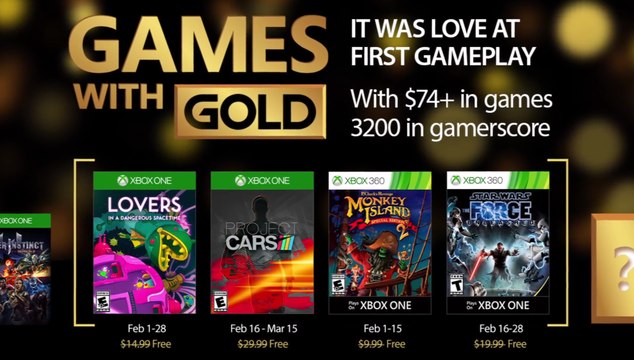 FREE Games with Gold (February 2017) for Xbox One + Xbox 360