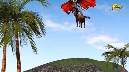 Lion v/s Dragon Short Movie | Dragon Attacks flying robo Animals Fight To Death