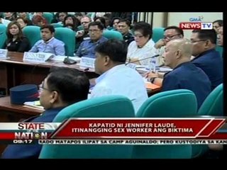 Kaibigan ni Laude na nagturo kay Pemberton na huling nakasama nito, tumestigo sa pagdinig ng Senado