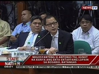 SONA: Negosyanteng si Antonio Tiu, iginiit na kanya ang ekta-ektaryang lupain sa Rosario, Batangas