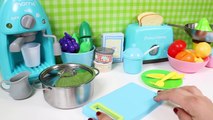 Toy Food Deluxe Slice and Play Food Set Toy Cutting Food Kitchen Cooking Set Play Food Videos