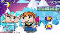 Frozen Dressup Minecraft - Disney Princess Frozen Sisters Minecraft Dress Up Game New HD