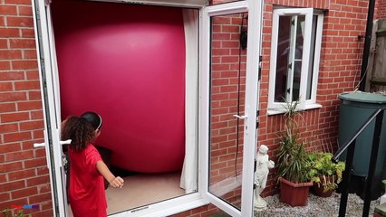 Giant Balloon Toy Surprise Stuck In My House Part 2 - Shopkins - Trolls Toy Opening