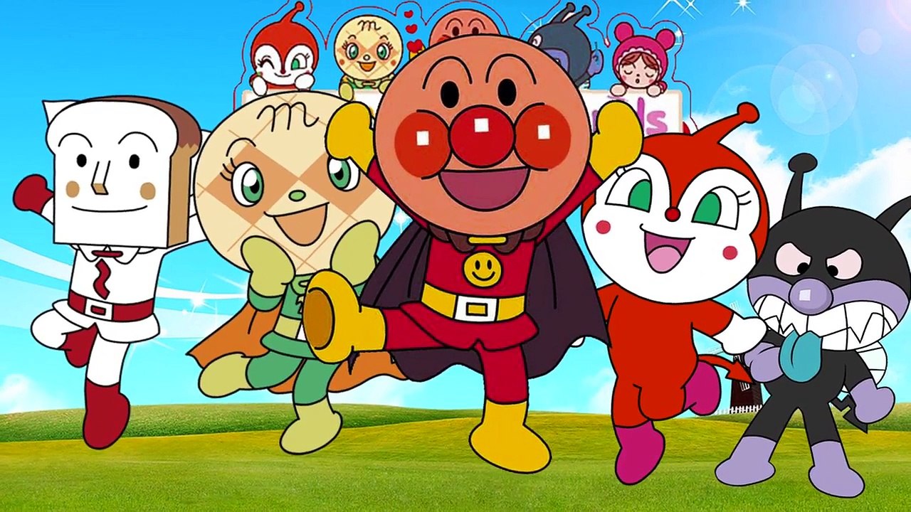 Anpanman アンパンマン new Finger Family | Nursery Rhyme for Children | 4K Video
