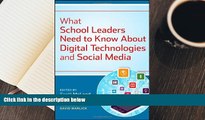 Audiobook  What School Leaders Need to Know About Digital Technologies and Social Media For Ipad