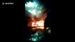 Major explosion at fireworks warehouse kills six