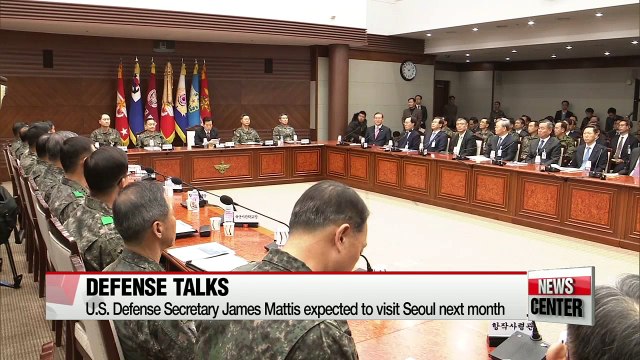 U.S. Defense Secretary James Mattis expected to visit Seoul next month