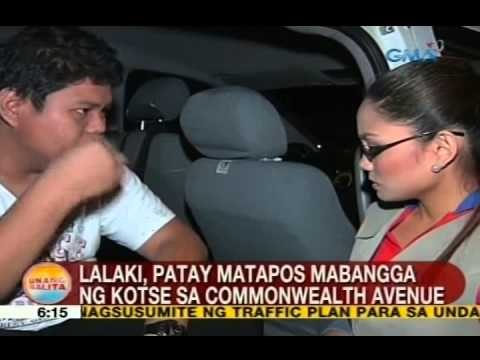 UB: Lalaki, patay matapos mabangga ng kotse sa Commonwealth Avenue, QC