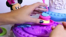 Minnie Mouse BowTique Play Doh Cake Mountain Make Cakes Cookies Lollipops Desserts Play Dough