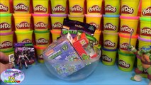 TMNT Giant Play Doh Surprise Raphael Raph with Nickelodeon Turtles Minions Toys