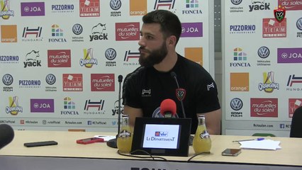 Avant-match Toulon / la Rochelle : Jonathan Pélissié