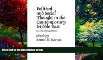 Books to Read  Political and Social Thought in the Contemporary Middle East  Full Ebooks Most Wanted