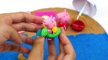 Peppa Pig Play Doh Holiday Toy English episode At The Beach ep. cartoon inspired