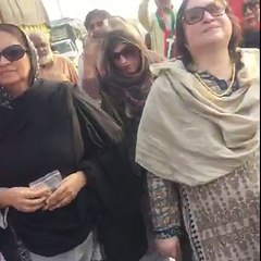 The Paedal March Convoy of PTI Reaches Gujrat on 29.10.2016