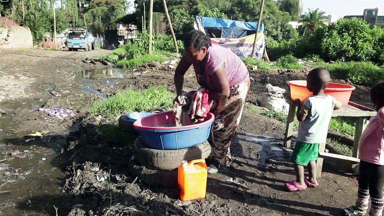 In Ethiopia, tin-roofed shacks make way for high-rise flats