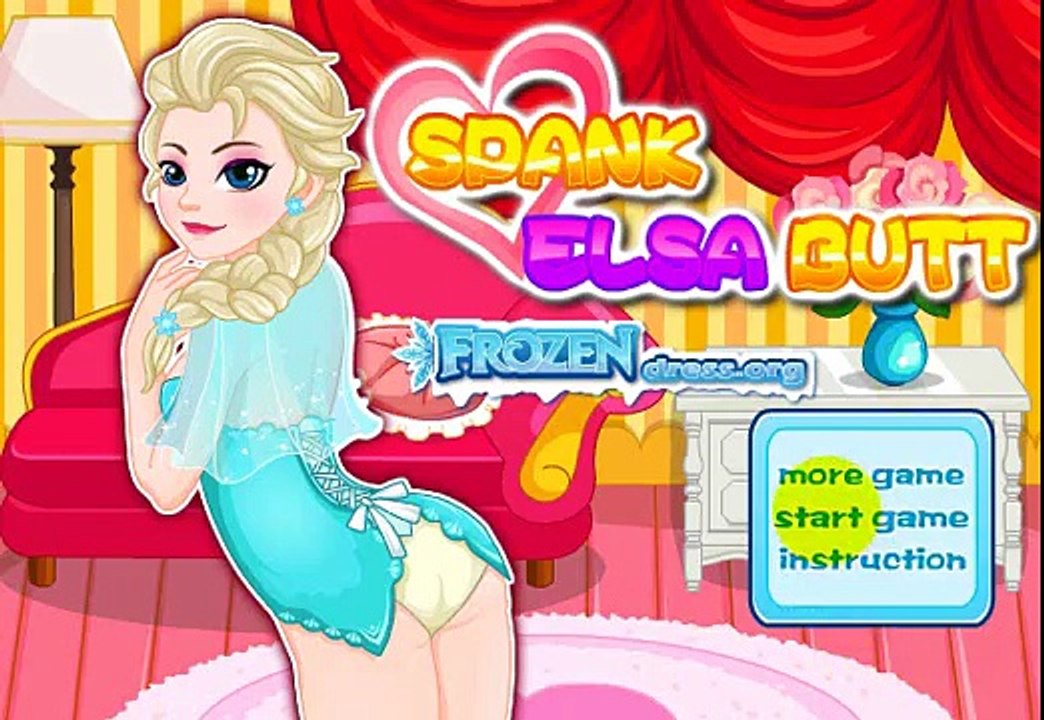 Permainan Spank Princess Elsa Butt Game - Play Games Spank Princess