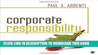 Ebook Corporate Responsibility Free Read