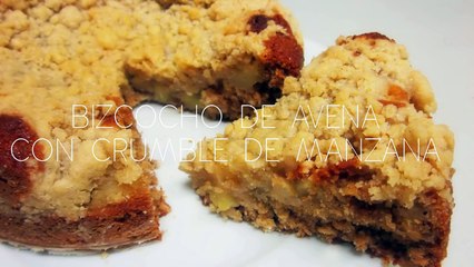 ¡RICO! Mauro Libi Crestani: Usa tu Avelina para este rico Bizcocho de Avena con Crumble de Manzana