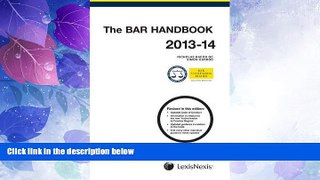 Big Deals  The Bar Handbook 2013-2014  Best Seller Books Most Wanted