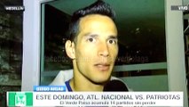 Diego Arias habló en la previa del juego entre Nacional y Patriotas · Liga Águila 2016-II (fecha 18)