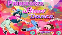 Disney Games | Cinderella, Belle, Snow White, Rapunzel and Mulan | Princesses Street Dance