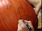 Creative Pumpkin Carving Ideas  - How to Draw a Mouth & Nose on a Pumpkin-kL4DKefHPHM