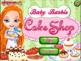 Lets Play Baby Barbie Cake Shop New Cooking Game Episode-Baby Barbie Games Online