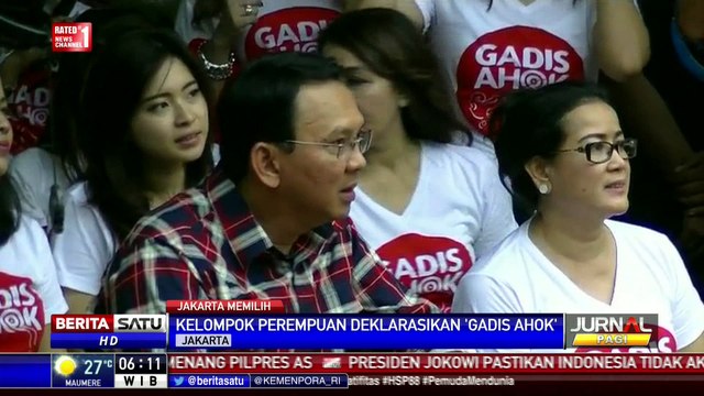 Gadis Ahok Deklarasi Dukungan Ahok-Djarot