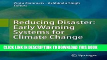 [PDF] Reducing Disaster: Early Warning Systems For Climate Change Popular Collection