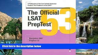 Books to Read  The Official LSAT PrepTest 53 (Official LSAT PrepTest)  Full Ebooks Best Seller