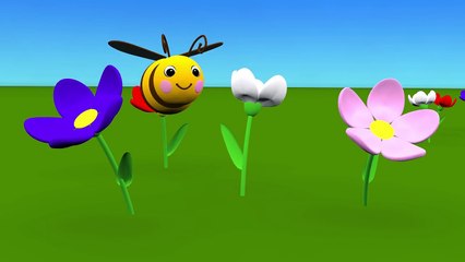 Dessins animés pour bébés en français. Apprenez les formes géometrique avec une petite abeille - 2.