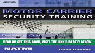 [FREE] EBOOK Motor Carrier Security Training: Student Workbook BEST COLLECTION
