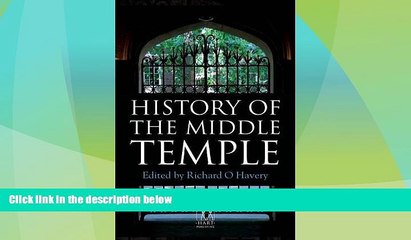 Big Deals  History of the Middle Temple  Full Read Most Wanted