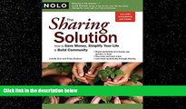 Big Deals  The Sharing Solution: How to Save Money, Simplify Your Life   Build Community  Full