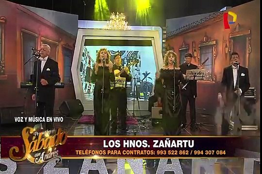 Los Hermanos Zañartu celebran el Día de la Canción Criolla en Porque Hoy es Sábado