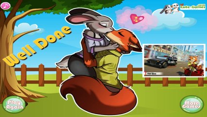 Disney Zootopia Nick and Judy Kissing | Best Game for Little Kids