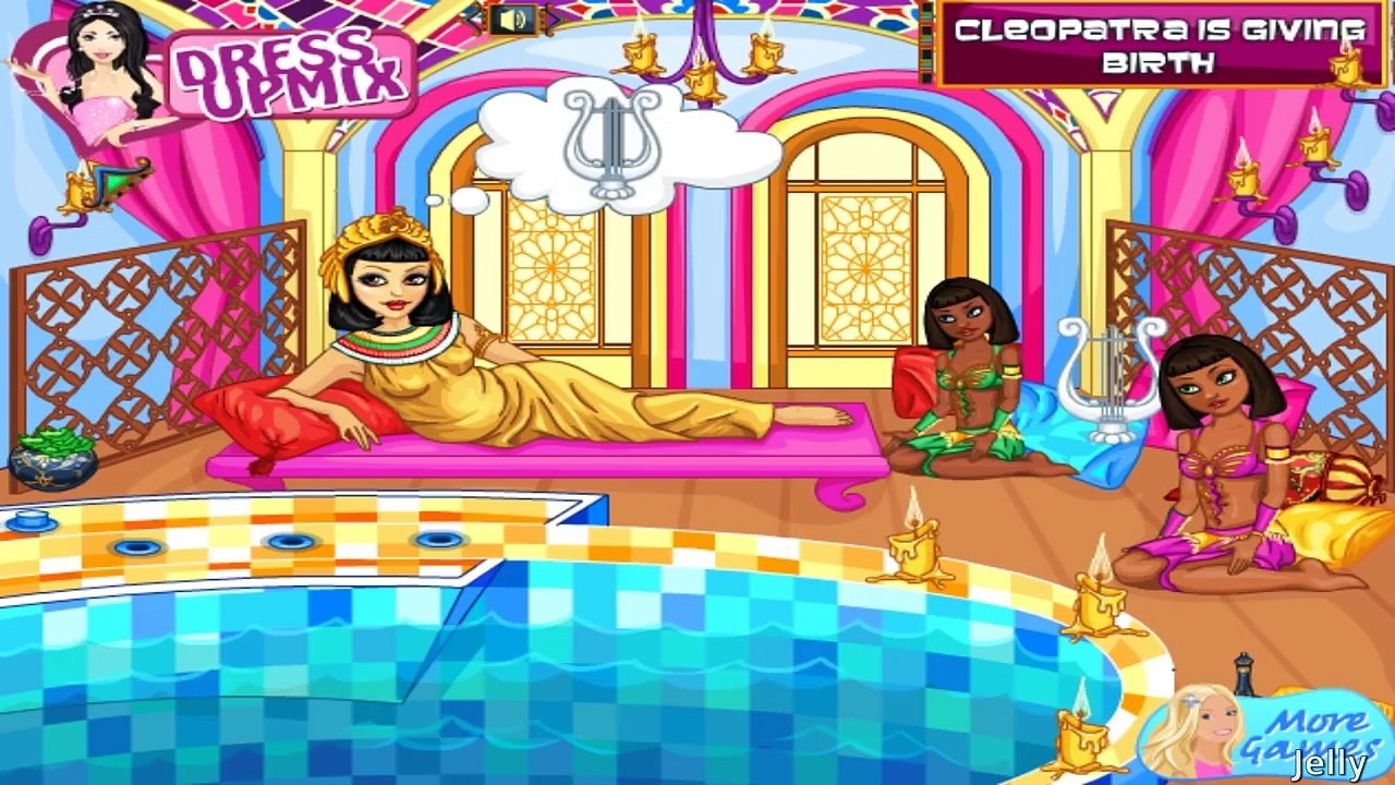 Cleopatra Gives Birth Into Water